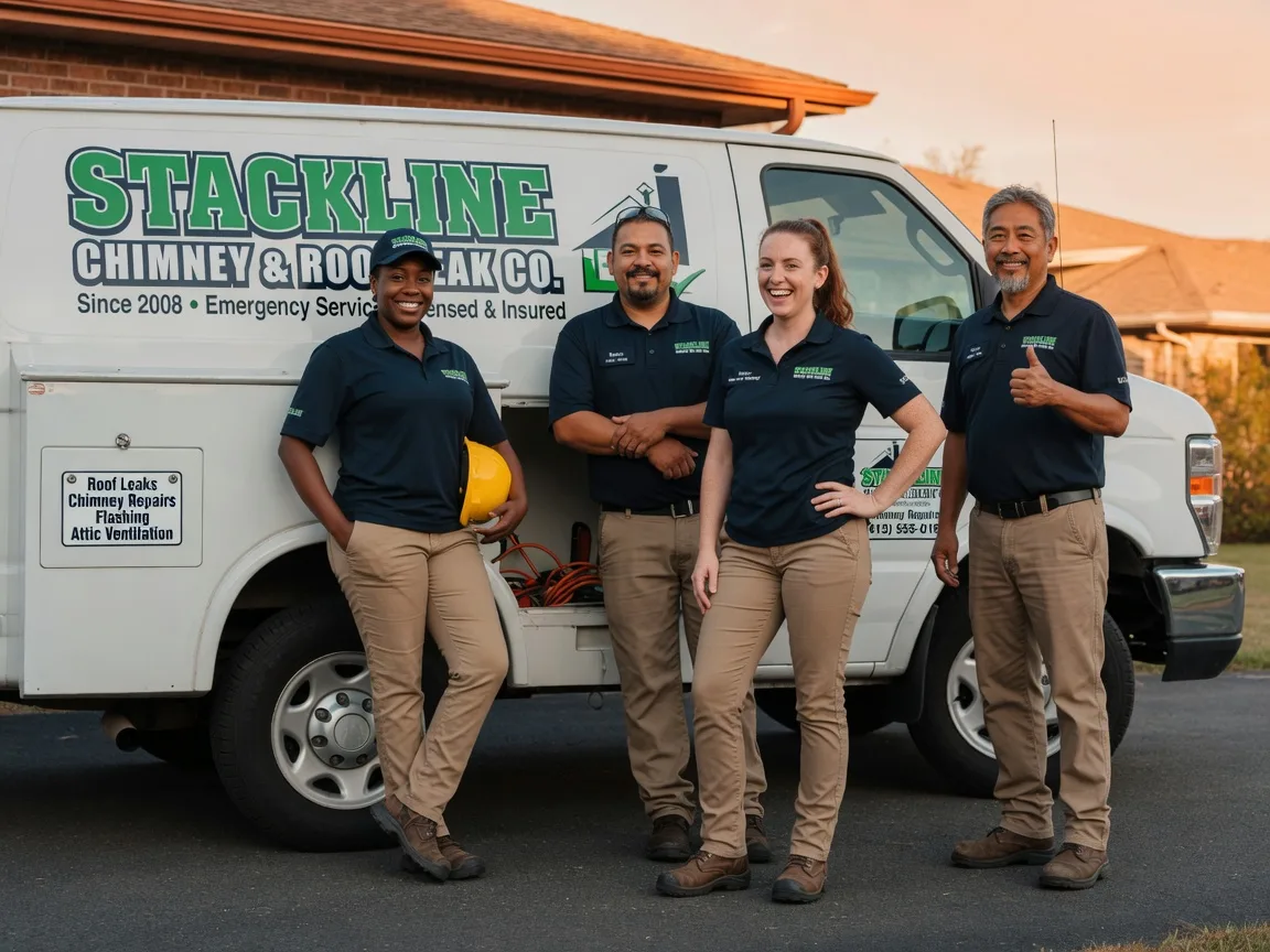 Chimney flashing repair company in Bozrah, CT
